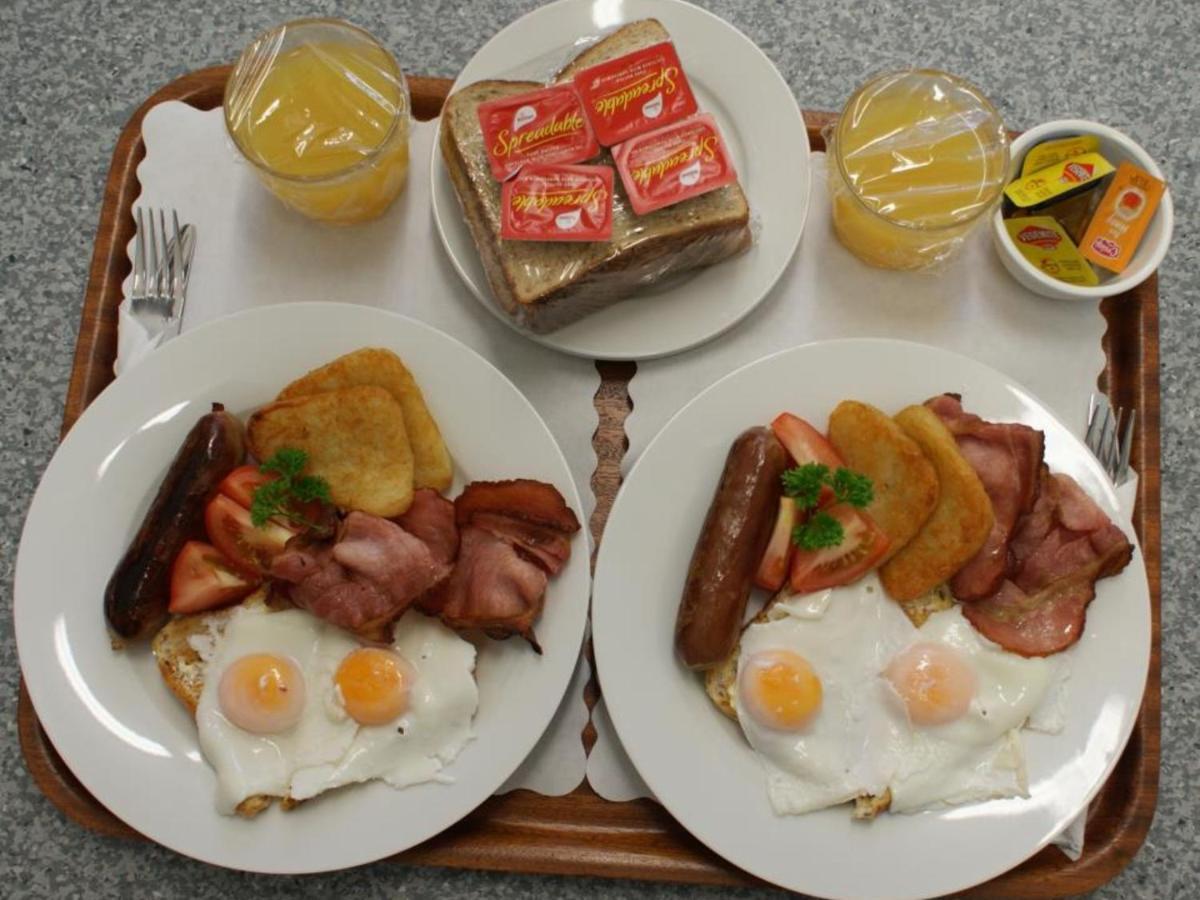 Pukekura Motor Lodge New Plymouth Exteriér fotografie A cooked breakfast